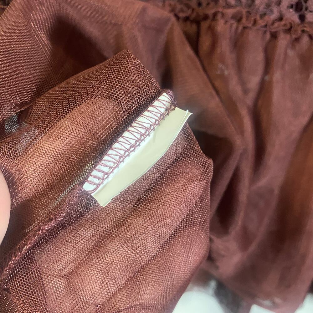 Coco + Jaimeson C+J Collection Boho Brown Lace Up… - image 8